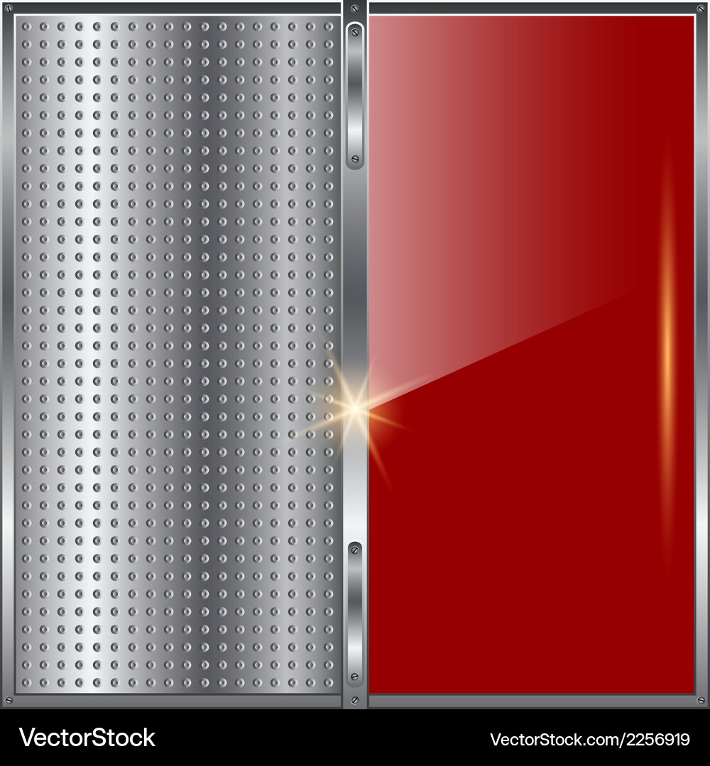 Metallic Red Reflection Background Vector Image
