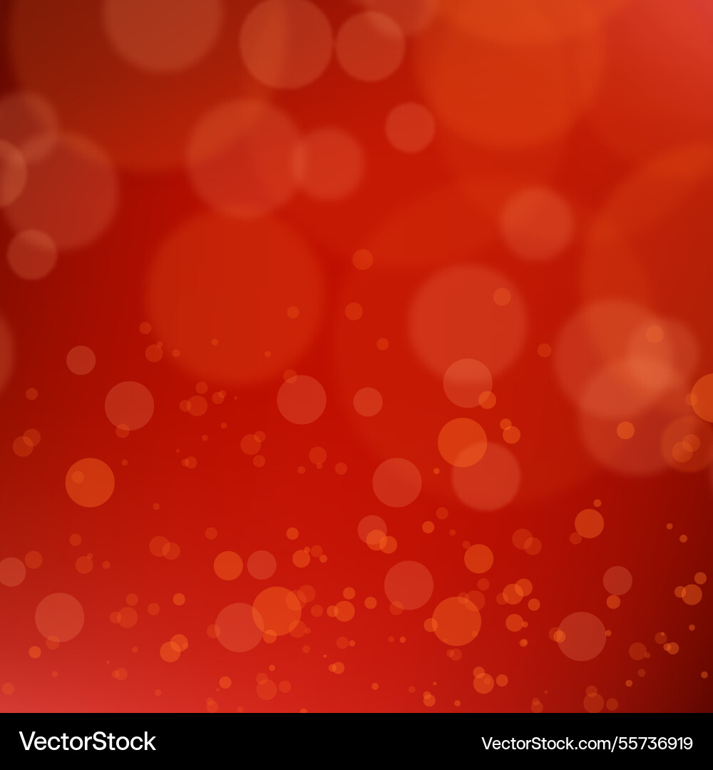 Red background with blurred effect vector image