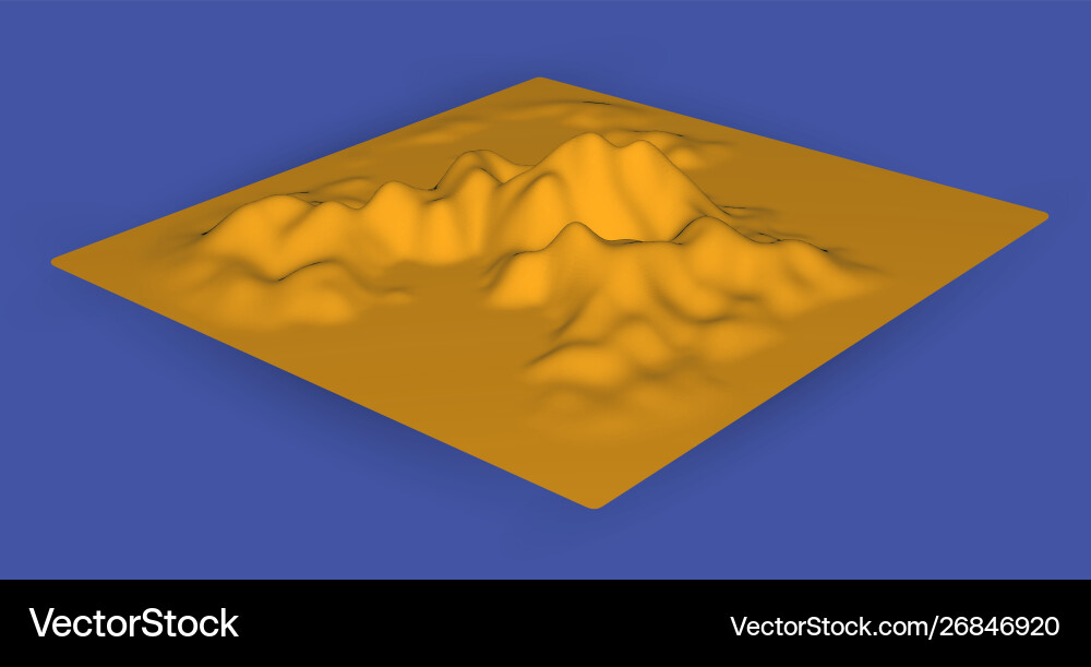 3d data chart digital vector image