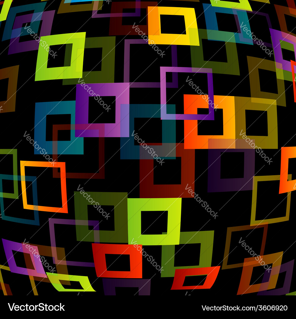 Background with colorful squares Vector Image