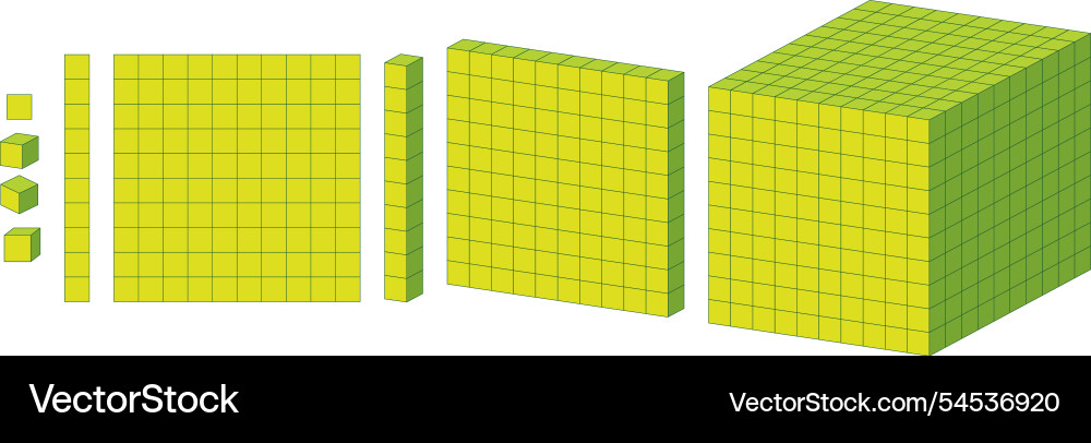 Colorful blocks mathematical concepts Colorful blocks mathematical concepts vector image