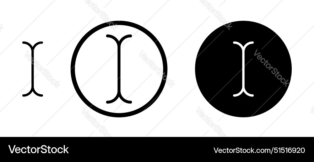 Cursor text icon Cursor text icon Vector Image