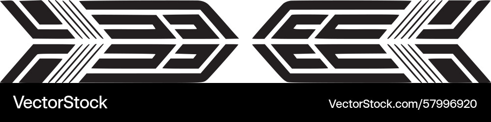 Dynamic Arrow Flow vector image