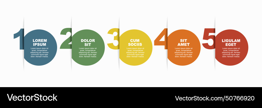 Infografische Designvorlage mit Platz Infografische Designvorlage mit Platz vektorbild