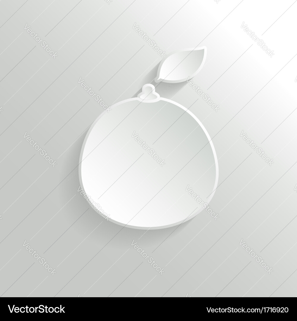 Orange icon Royalty Free Vector Image - VectorStock