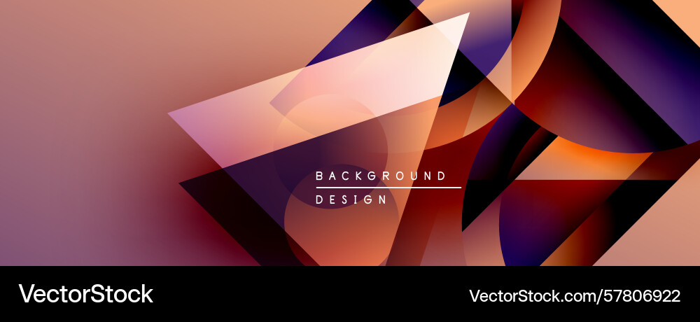 Abstract geometric shapes overlap creating Abstract geometric shapes overlap creating Vector Image