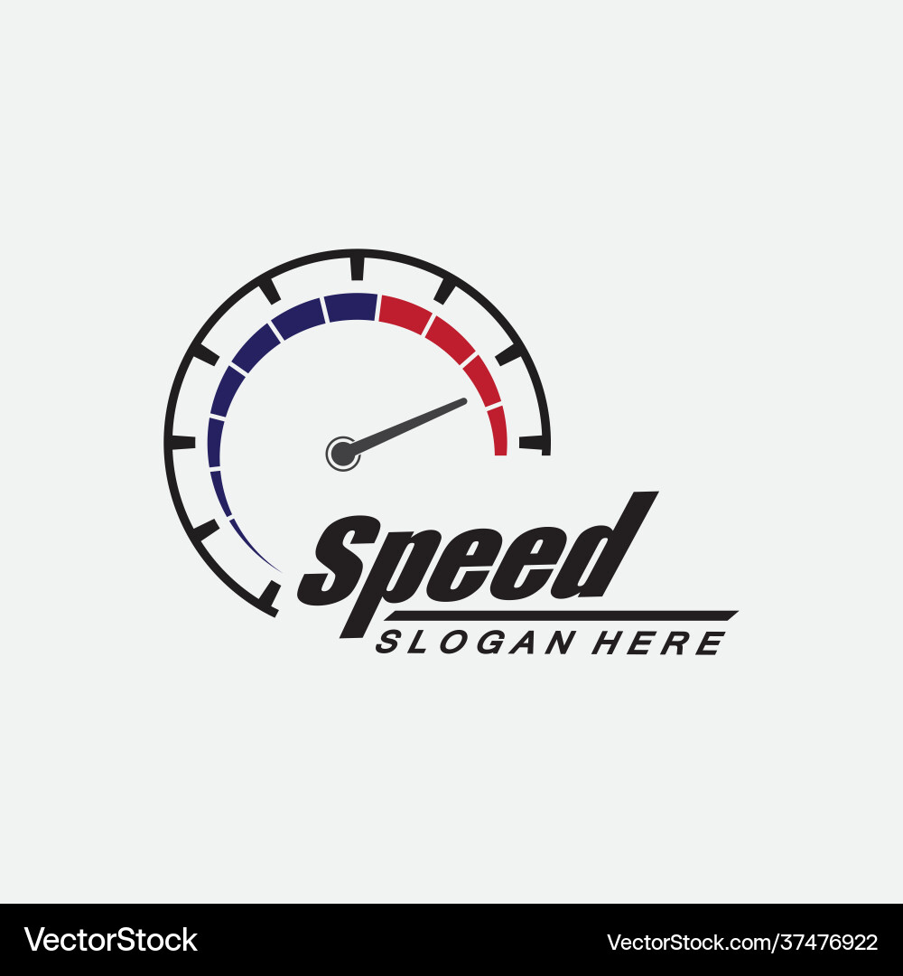 Speedometer Logo - Auto Symbol Vector Image