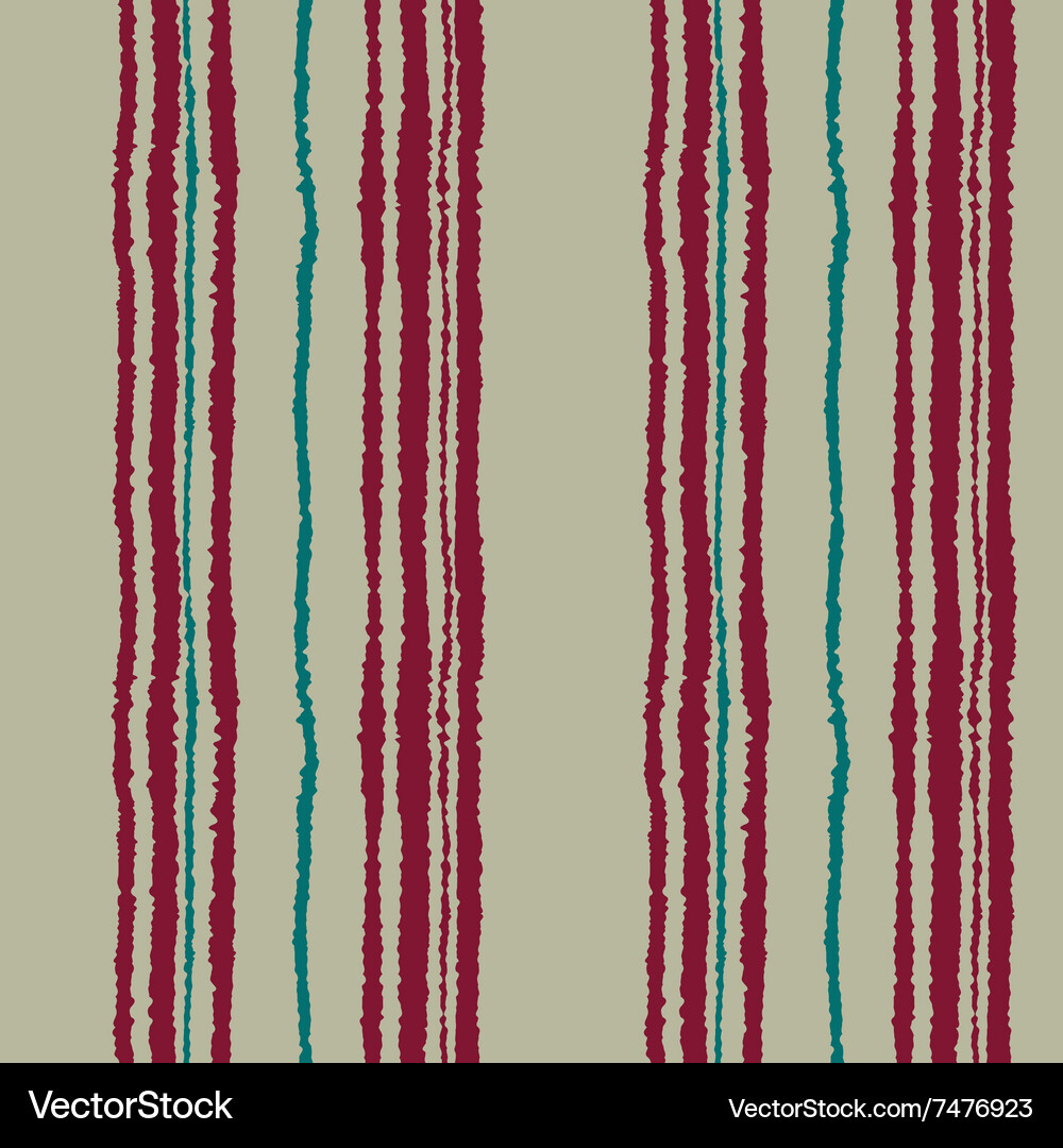 Seamless strip pattern vertical lines with torn Vector Image