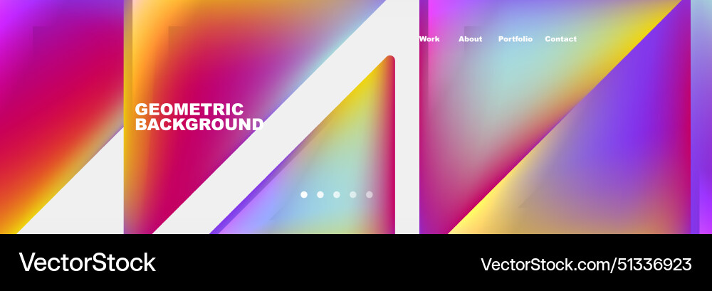 Triangle minimal web site page background design Triangle minimal web site page background design vector image