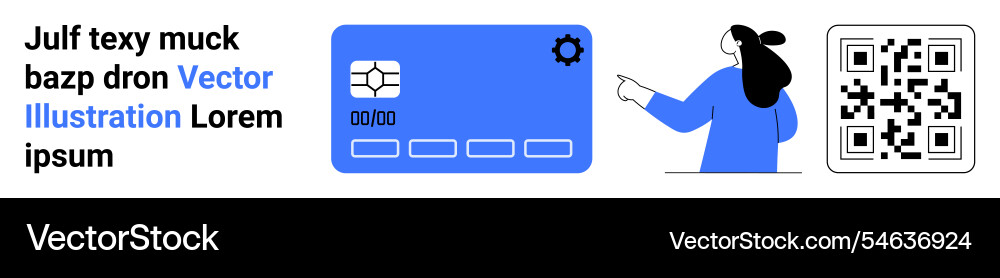 Digital payment solutions qr code scanning Digital payment solutions qr code scanning Vector Image