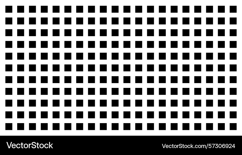 Pattern of black squares evenly distributed Pattern of black squares evenly distributed Vector Image