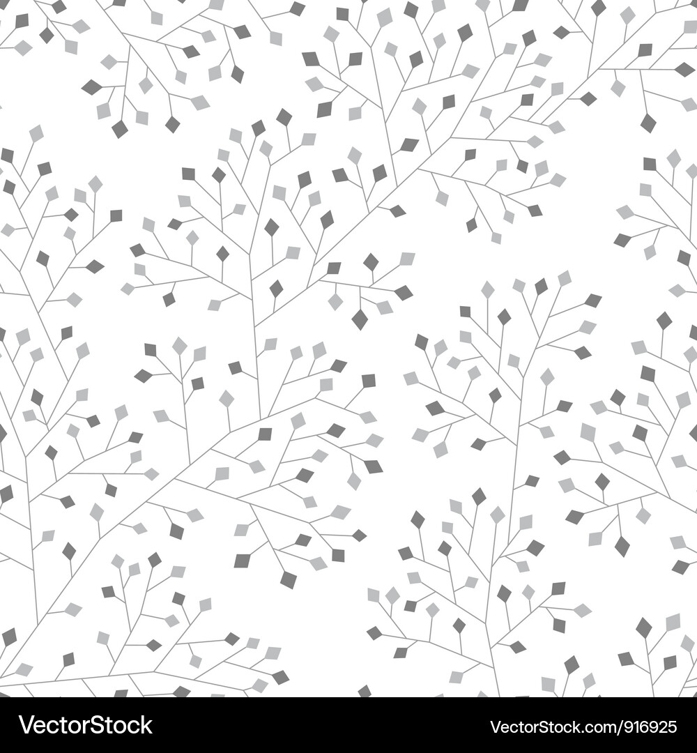 Branching Geometric Pattern Vector Image