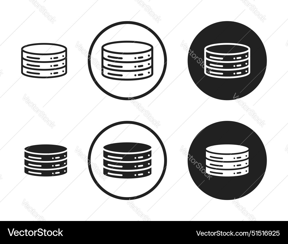 Database icon Vector Image