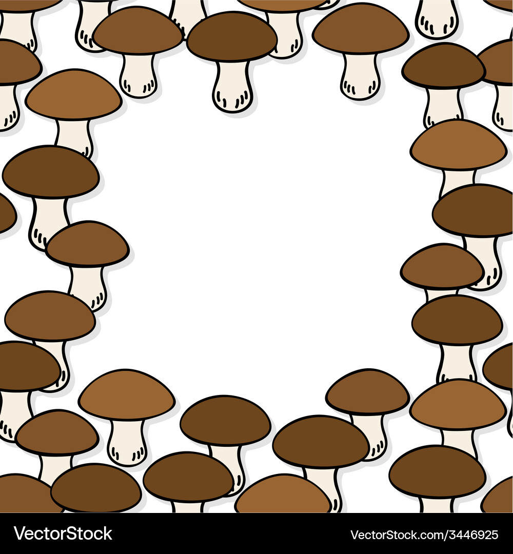 Mushroom pattern design Vector Image
