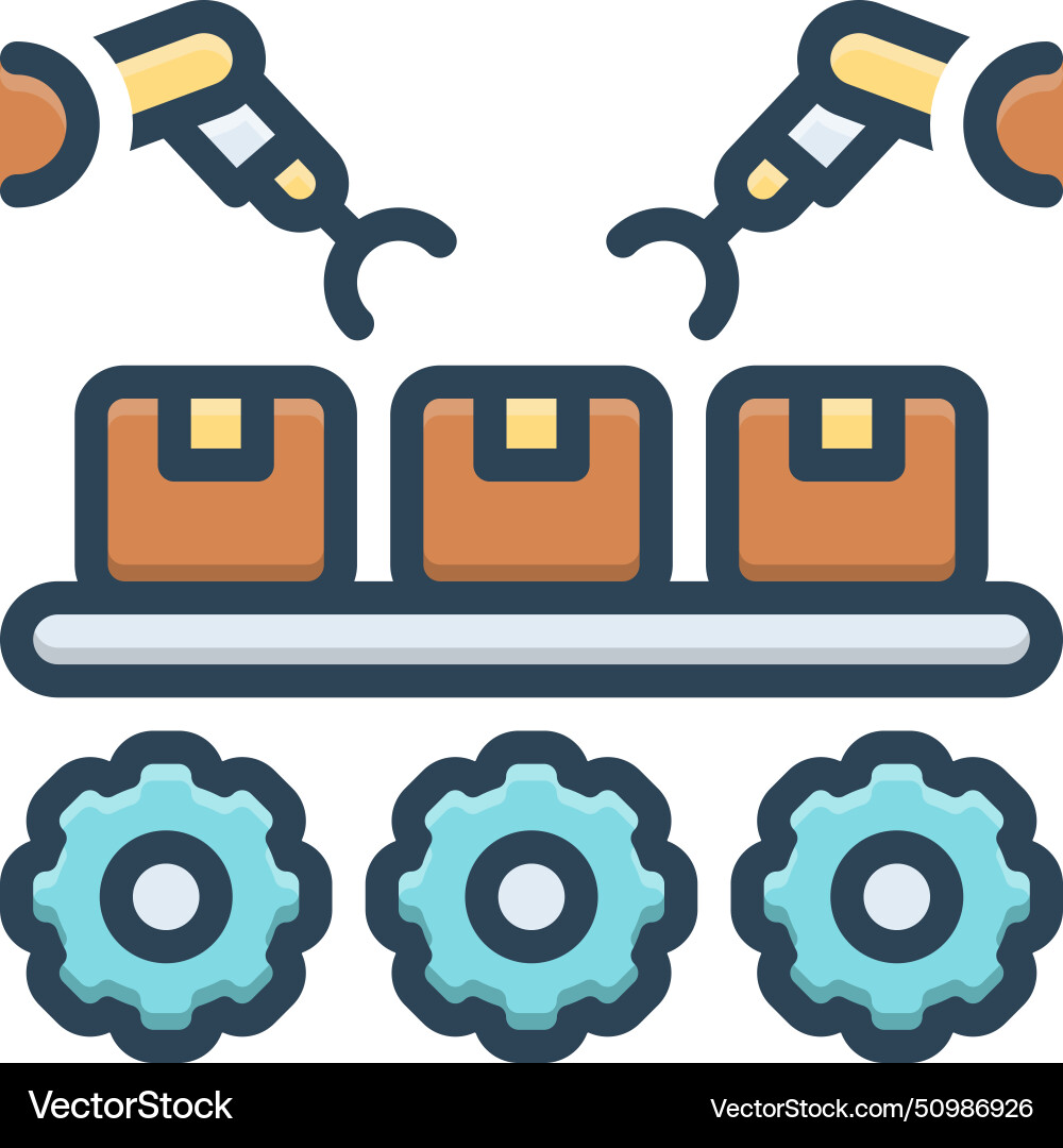Production Royalty Free Vector Image - VectorStock