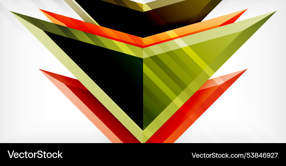 Arrows with 3d effect abstract background Arrows with 3d effect abstract background vector image