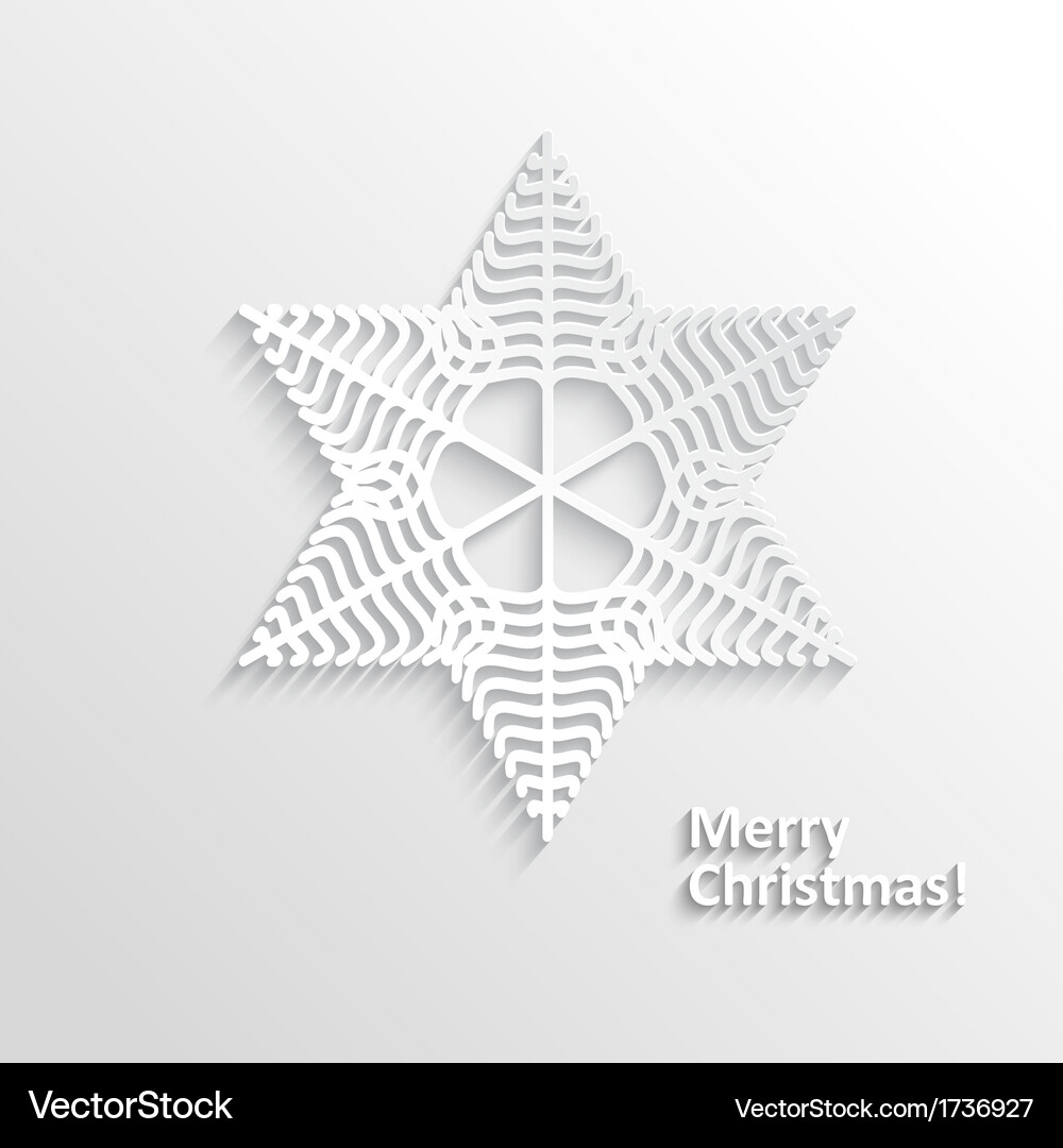 Design snowflake Vector Image