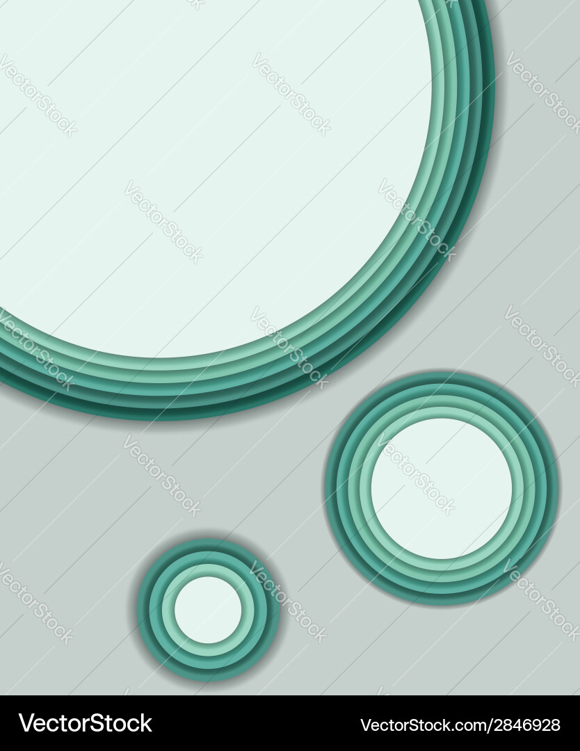 Abstract background with circles Vector Image