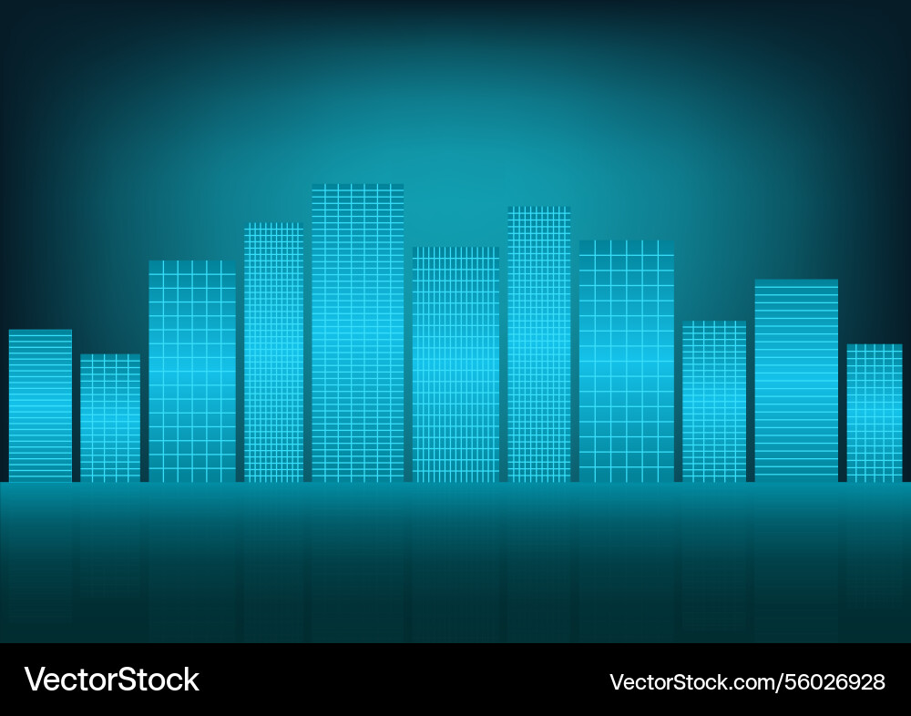Building background skyscraper vector image