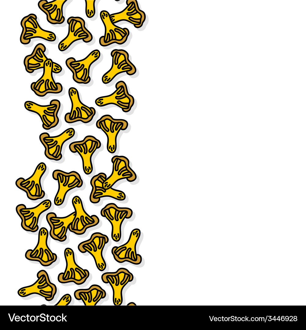 Mushroom pattern design Vector Image