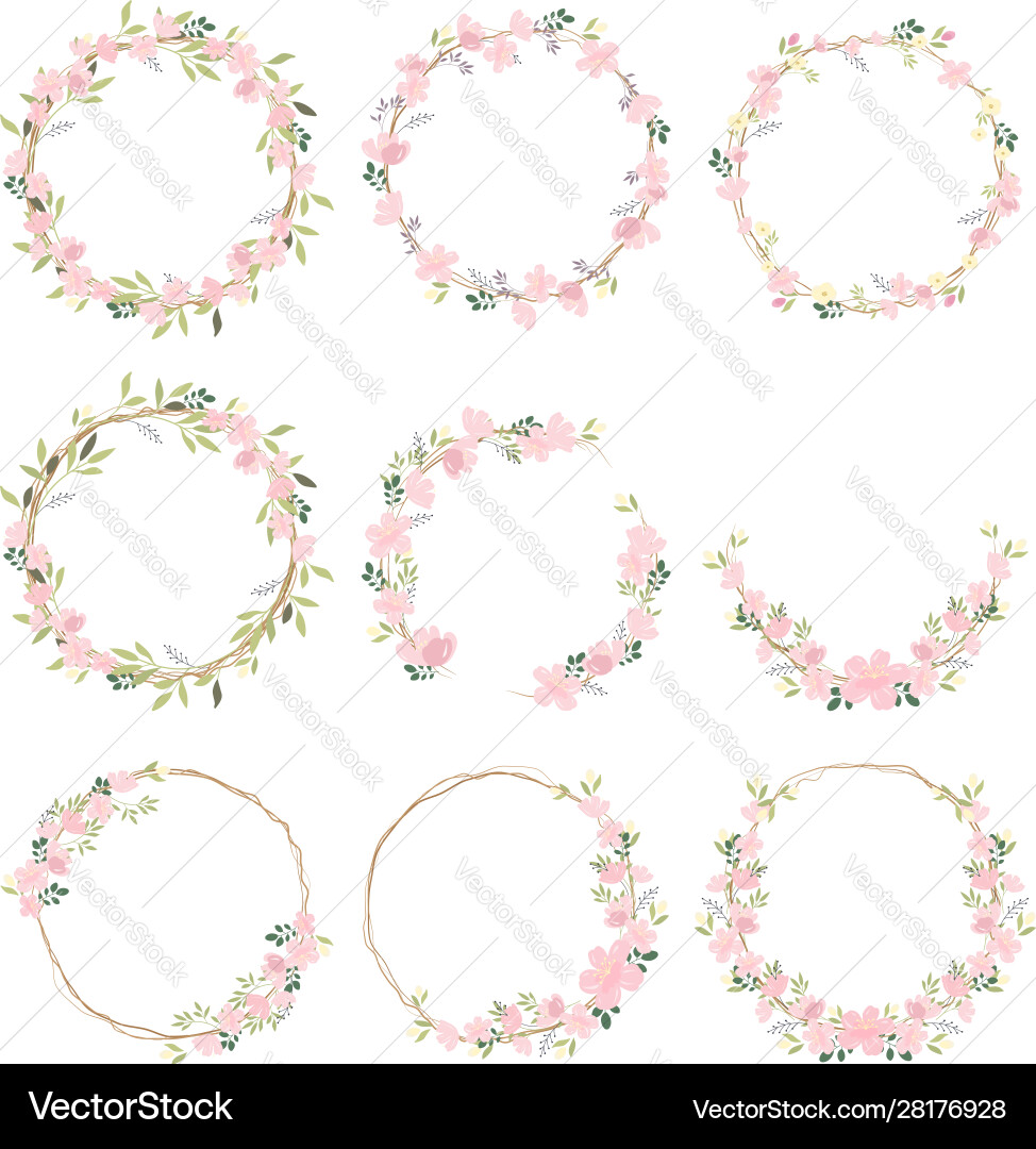 Schöne rosa Sakura oder fröhliche Blüte Schöne rosa Sakura oder fröhliche Blüte vektorbild
