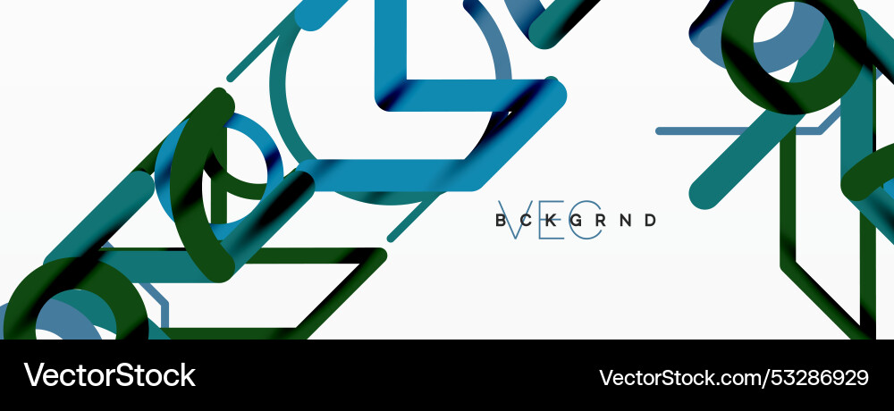 Abstract background circles and colorful round Vector Image