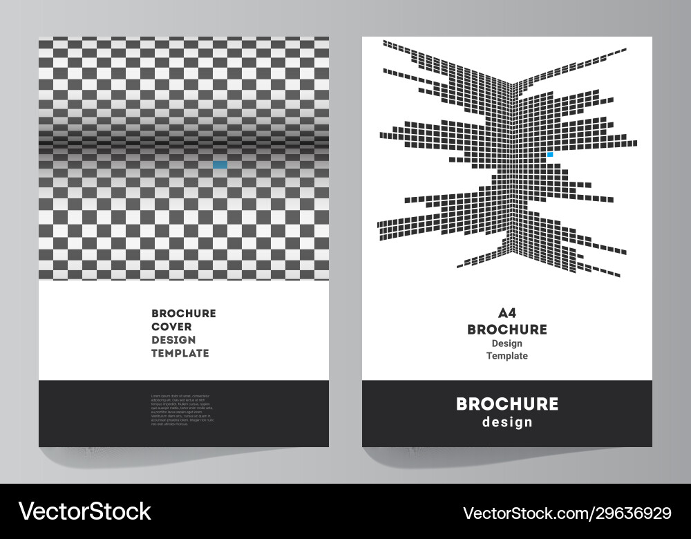 Layout a4 format modern Layout a4 format modern vector image