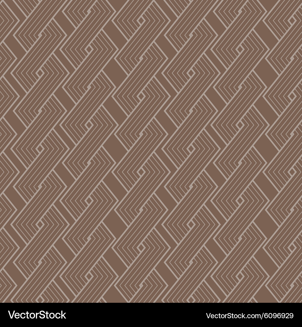 Seamless abstract pattern of twisted ropes Vector Image