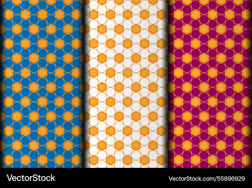 Yellow polygon style pattern design vector image