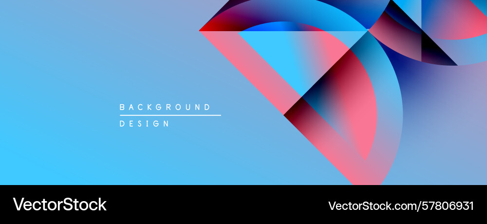 Abstract geometric shapes overlap creating Abstract geometric shapes overlap creating Vector Image
