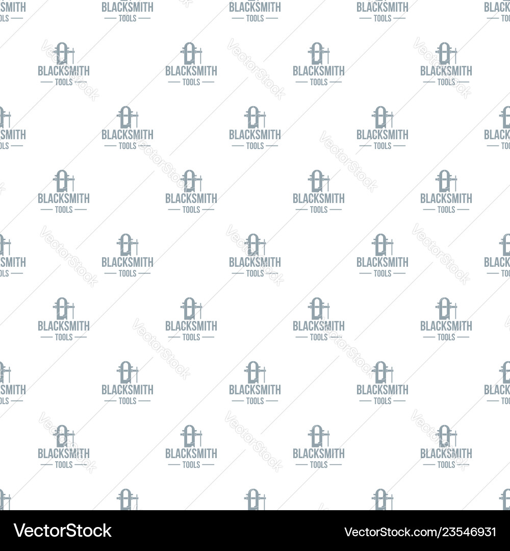 Blacksmith tool pattern seamless Blacksmith tool pattern seamless Vector Image