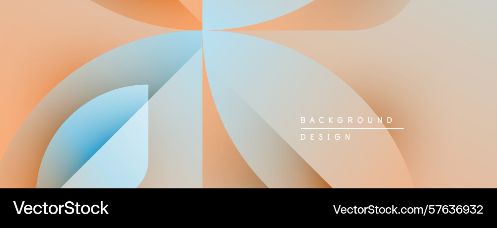 Abstract design features soft color gradients Abstract design features soft color gradients Vector Image