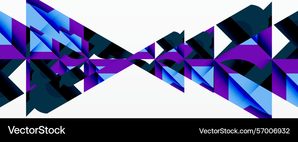 Abstract geometric design sharp triangles create Vector Image
