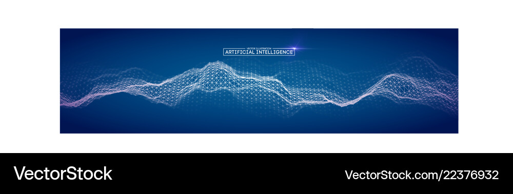 Artificial intelligence automation technology Artificial intelligence automation technology vector image