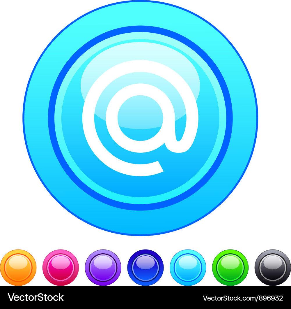 At circle button Vector Image
