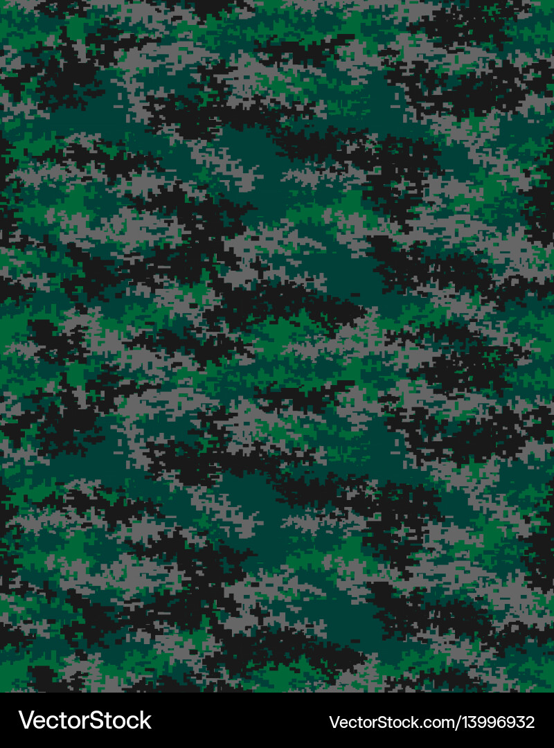 Pixel Camo Pattern Royalty Free Vector Image - VectorStock