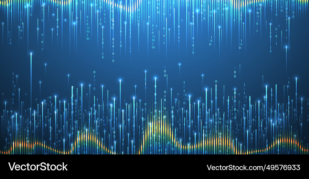 Technologie Hintergrund Big Data Konzept binär Technologie Hintergrund Big Data Konzept binär vektorbild