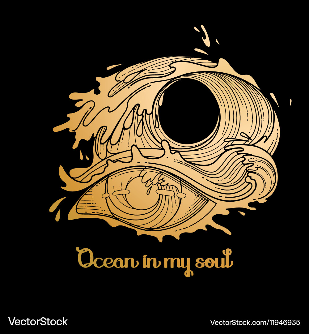 Abstract graphic eye Royalty Free Vector Image
