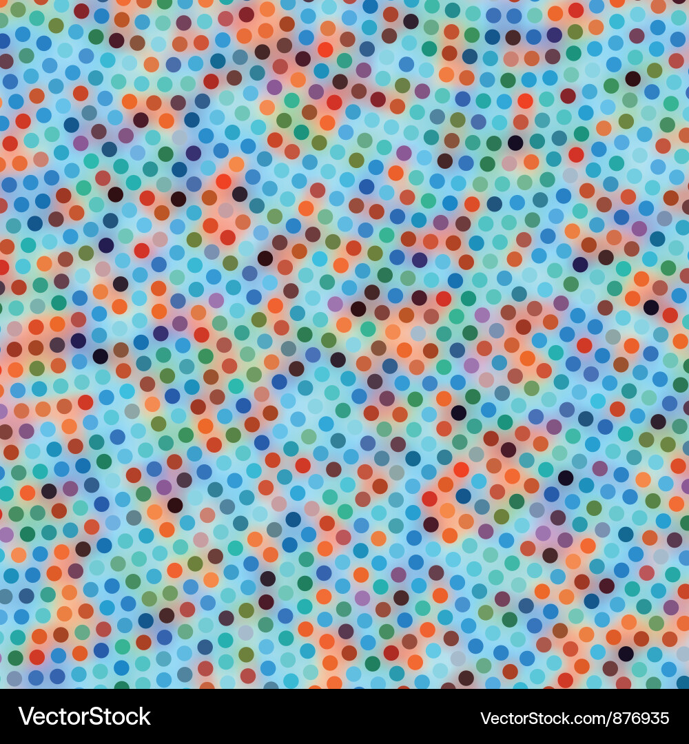 Abstract rounded pixel points Vector Image