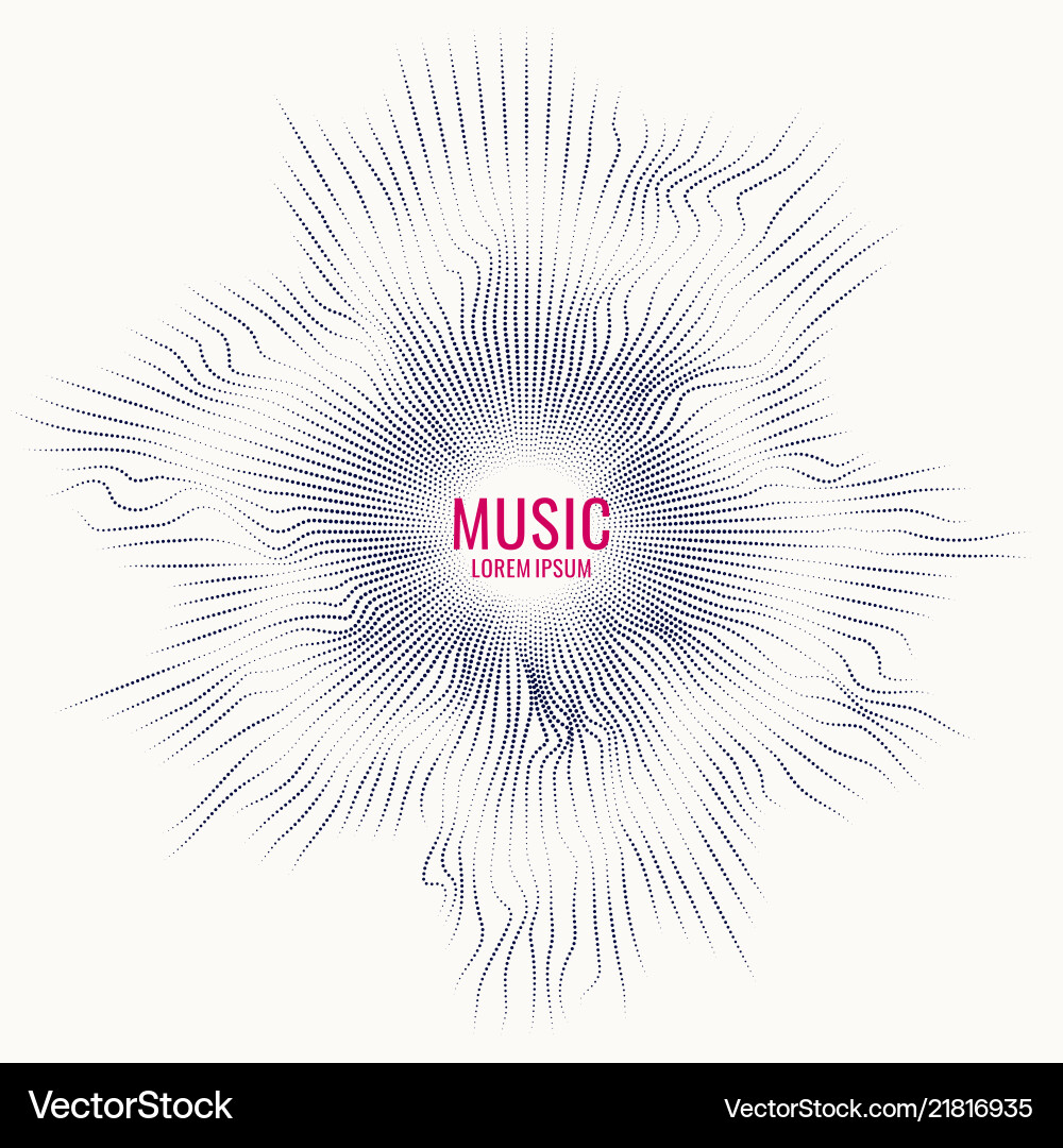 Dynamic Particle Background vector image