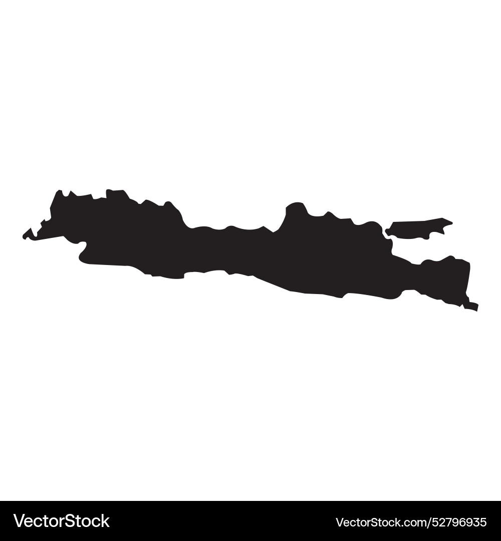 Map of java island Map of java island vector image