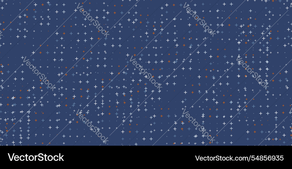 Seamless background pattern of evenly spaced plus Seamless background pattern of evenly spaced plus vector image