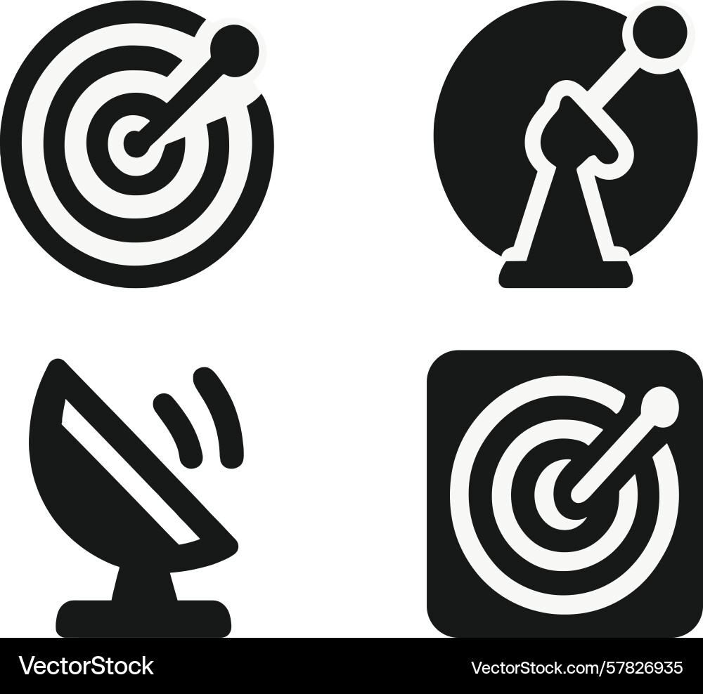 Set of web icons depicting various signal Set of web icons depicting various signal vector image