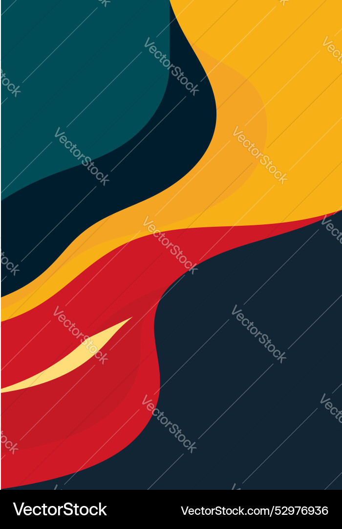 Abstract background with colorful waves in retro Abstract background with colorful waves in retro Vector Image