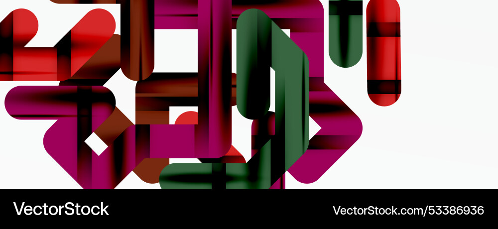 Dynamic colorful lines minimal abstract background Vector Image