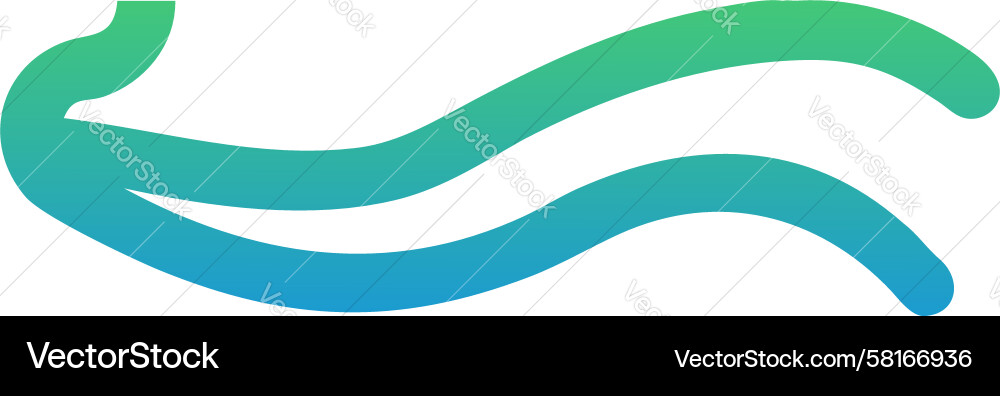 Fluid Wave Motion Pattern Vector Image