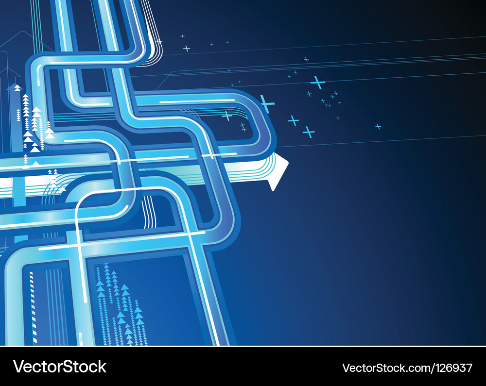 Abstract Arrow Background Vector Image
