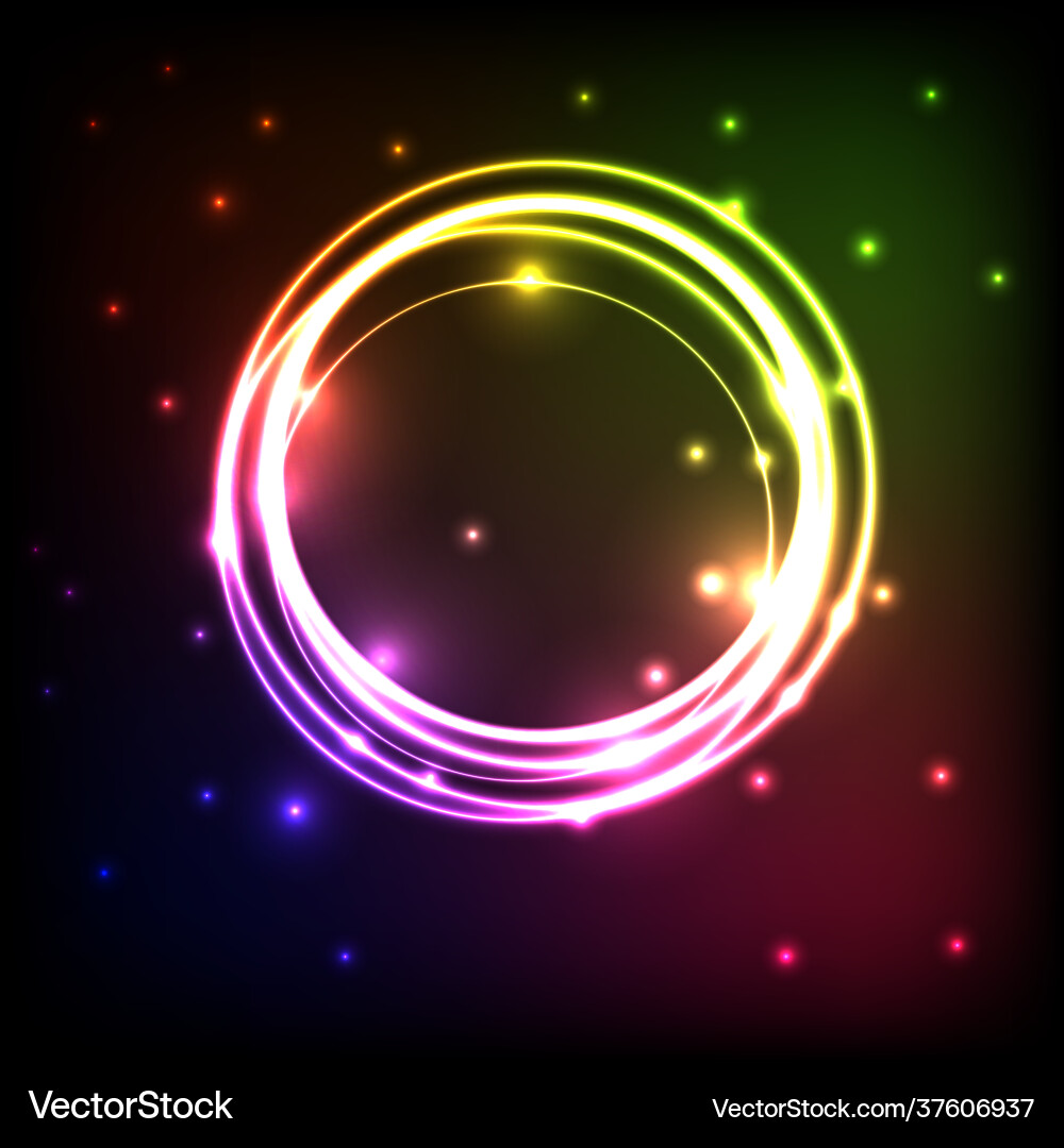Abstract background with circles colorful plasma Abstract background with circles colorful plasma vector image