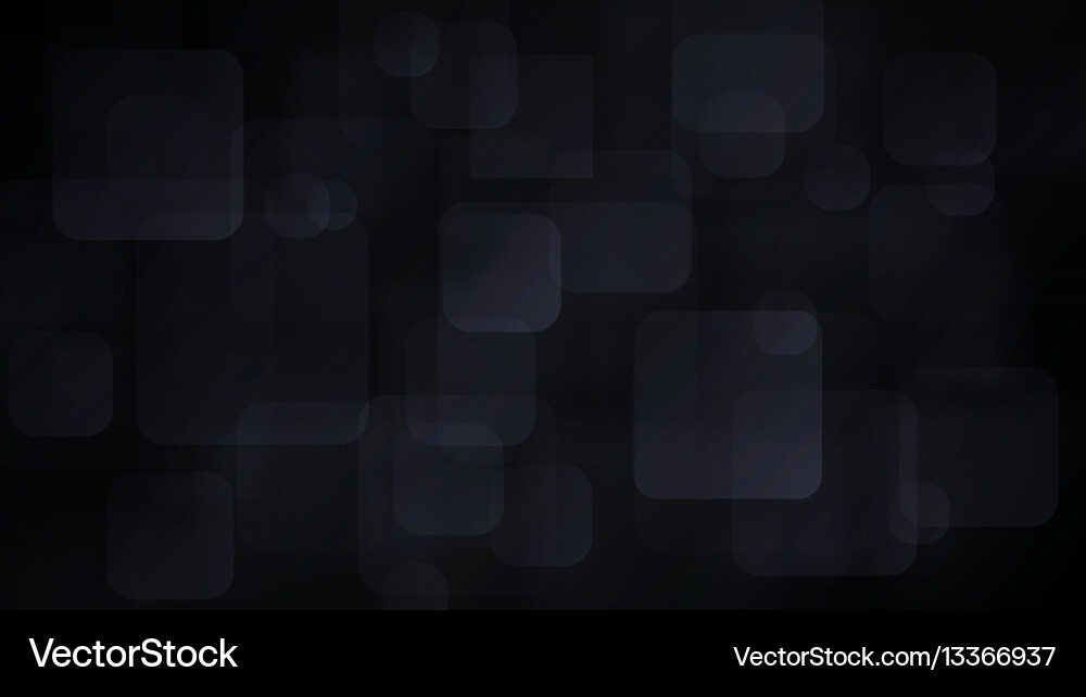 Black Square Abstract Background Vector Image