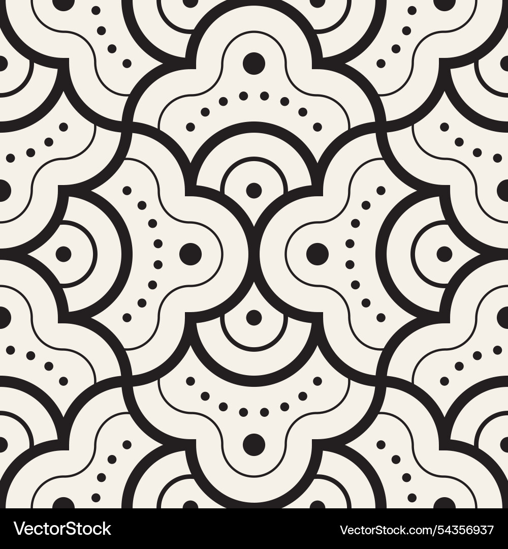 Seamless pattern repeating geometric elements Seamless pattern repeating geometric elements vector image